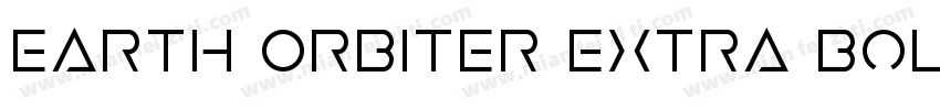 Earth Orbiter Extra Bold字体转换